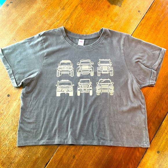 Electric Pink Tops - 4x4 Graphic T-shirt - NWOT soft, vintage-look